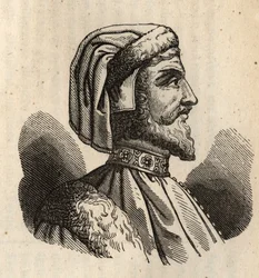 Azzon Visconti - Azzone Visconti - 1302-1339 - incisione