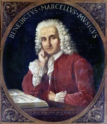Benedetto Marcello (1686-1739) compositore italiano, dipinto anonimo del XVIII secolo. Venezia