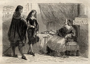 Cardinale Mazzarino e Jean-Baptiste Colbert, statisti francesi