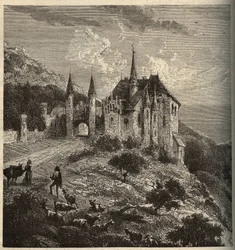 Chateau du Montet - Vandoeuvre-les-Nancy - Lorena - incisione in 