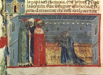 Codice Correr I 383 Miniatura con un Doge