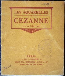 Copertina del catalogo della mostra "Gli Acquerelli di Cézanne"