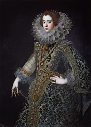 Ritratto di Elisabetta di Francia (1602-1644), regina consorte di Spagna
