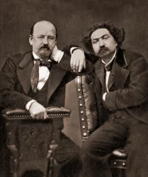 Emile Erckmann (1822-1899) e Alexandre Chatrian (1826-1890)