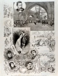 Illustrazioni per Marion Delorme, opera di Ponchielli, al teatro alla Scala
