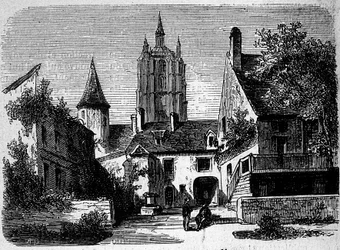 La maison au Mans di Paul Scarron (1610-1660), scrittore francese