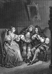 Le preziose ridicole incisione d