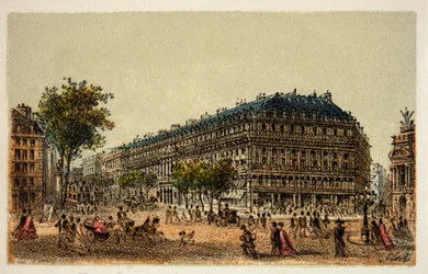 Parigi 1874: Boulevard des Capucines. Collezione privata
