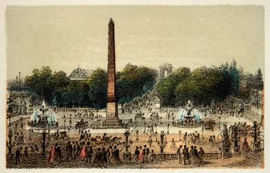 Parigi 1874: La Place de la Concorde
