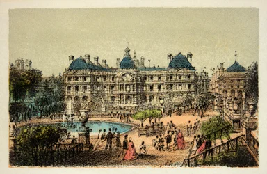 Parigi 1874: I Giardini del Lussemburgo, Collezione Privata