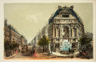 Parigi 1874: La Fontana di San Michele