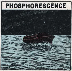 Fosforescenza: la scia di una barca lascia un segno luminoso di notte quando passa in mezzo a un banco di animali fosforescenti chiamati infusori "noctiluques". Illustrazione anonima del 1925. Collezione privata.