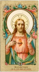 Immagine pia: Sacro Cuore