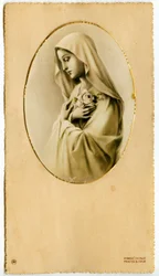 Immagine pia: La Vergine Maria