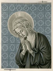 Immagine pia: Vergine Maria