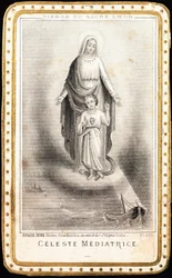 Immagine pia: "Vergine del Sacro Cuore 