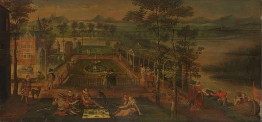 Giardino dei piaceri, 1590 circa (olio su tavola)