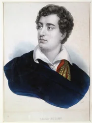 Ritratto del poeta Lord George Noel Byron (1788-1824)