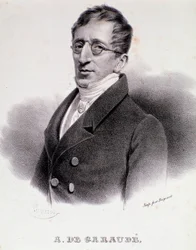 Ritratto di Alexis de Garaude (1779-1852), compositore francese. XIX secolo