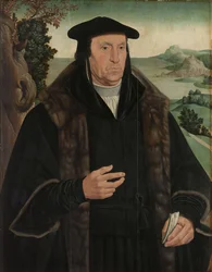 Ritratto di Cornelis Aerentsz van der Dussen, 1555-c.1570 circa (olio su tavola)