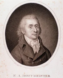 Ritratto di Franz Anton Hoffmeister (incisione)