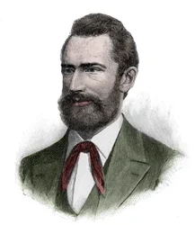 Ritratto di Frederich Wilhelm Ludwig Leichhardt (1813-1848?) esploratore e naturalista prussiano