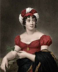 Ritratto di Germaine Necker, Baronessa di Stael Holstein detta Madame de Stael (1766-1817)