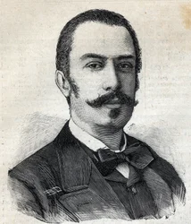 Ritratto di Giovanni Giolitti (1842-1928) politico italiano, Presidente del Consiglio dei Ministri. Incisione in "Le Petit Parisien"