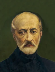 Ritratto di Giuseppe Mazzini (1805-1872), politico e nazionalista italiano. Dipinto anonimo