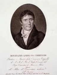 Ritratto del compositore italiano Bonifazio Asioli
