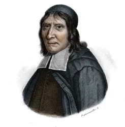 Ritratto di Jean Hamon (1618-1687), medico francese e giansenista in “Portraits et histoire des hommes utile: hommes et femmes de tous pays et de tous conditions, qui acquis des droits à la recognition des hommes” pubblicato e propagato dalla Societe Mo