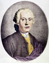 Ritratto di Johan Adolf Hasse (1699-1783) compositore barocco Incisione del XVIII secolo Collezione privata