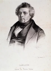 Ritratto di Luigi Lablache (1794-1858), cantante d