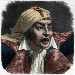 Ritratto di Marat (1743-1793) - Incisione in 