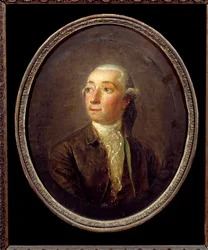 Ritratto di Restif de La Bretonne (1734-1806) scrittore francese. Dipinto anonimo. Collezione privata.