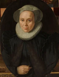 Ritratto di donna, 1590 circa (olio su tavola)