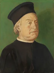 Ritratto di uomo, 1910 circa (olio su tavola)