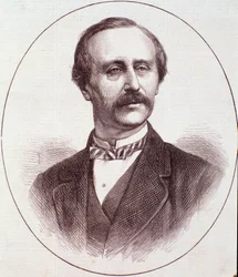 Ritratto del violinista inglese Henry Gamble Blagrove