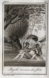 Psiche tra le onde. Incisione del 1819 in 
