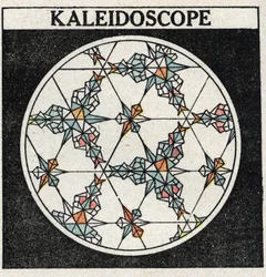 Riflessione della luce: un caleidoscopio. Illustrazione anonima del 1925. Collezione privata.