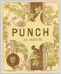 Pubblicità del punch al rum (fine XIX secolo)