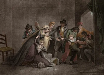 Il Delfino separato dalla madre - Separazione di Luigi XVII e Maria Antonietta d
