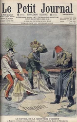 La rinascita della questione dei paesi orientali e dei Balcani, illustrazione di copertina da 