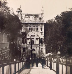 Esposizione Universale del 1900 a Parigi: Il Padiglione della Stampa - collezione privata