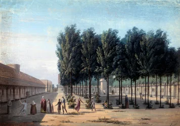 Veduta del cortile dei Paisibles all