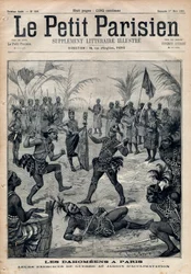 Esercitazioni militari: Amazzoni, guerrieri e sacerdoti feticisti del Dahomey, oggi Benin, dal Giardino d