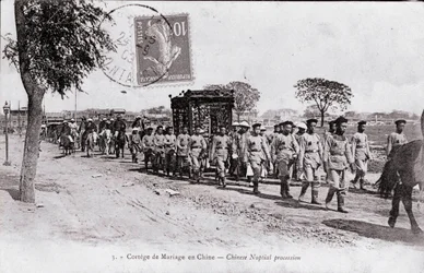 Corteo nuziale in Cina Fotografia dell