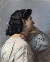 Ifigenia, testa di donna