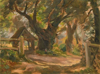 Il cancello di Lych, Chiesa di Wherstead (luogo di sepoltura di Cor & Emma Visser)