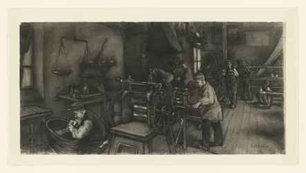 Officina nella fabbrica d